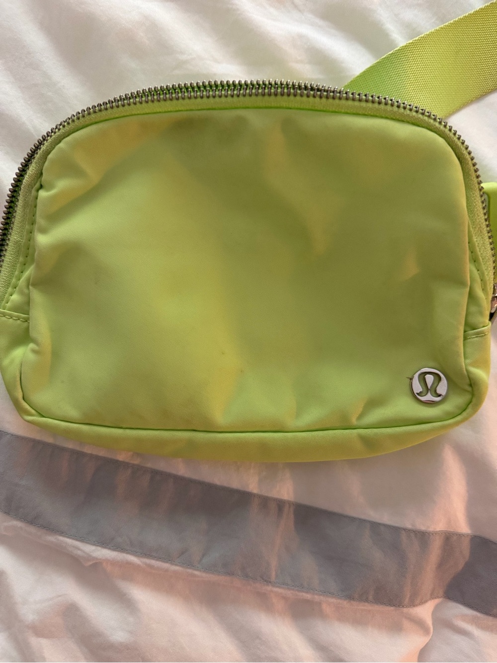 lululemon athletica Neon Lime Crossbody Waist Bag